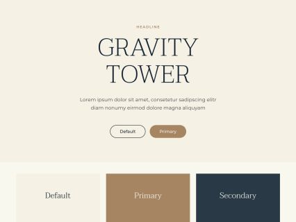 Gravity Tower WordPress Theme Default Style
