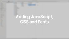 JavaScript, CSS and Fonts Documentation Video for WordPress