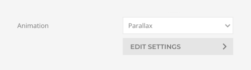 Slideshow parallax