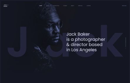 Jack Baker Joomla template Home Page in Dark Turquoise Style