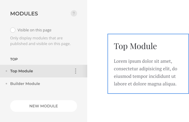 Modules