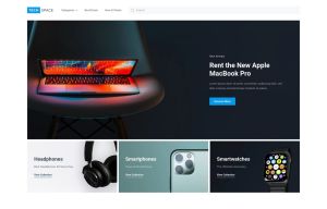 Tech Space White-Blue Style