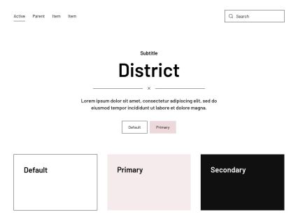District WordPress Theme Default Style
