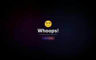 Error 404 Layout