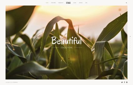 Stage Joomla Template Green Style