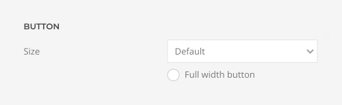 Button size