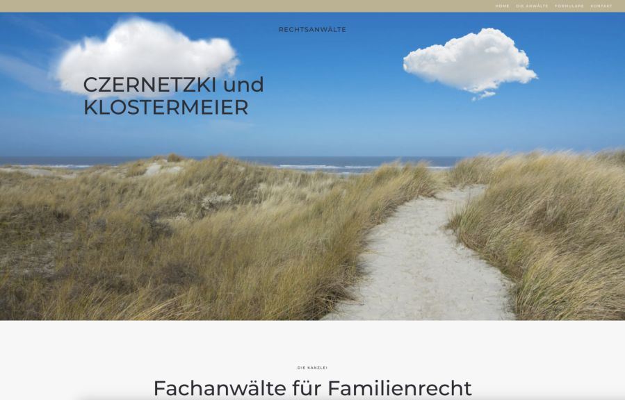 Hanseatic Website Work Example