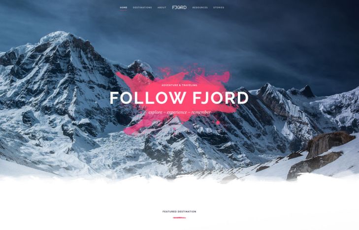 Fjord WordPress Theme