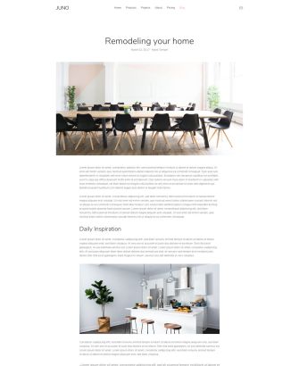 Juno Post Index Layout