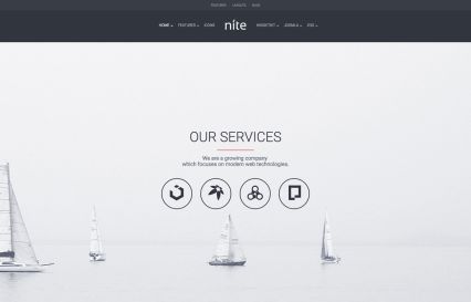 Nite WordPress Theme Graphite Style
