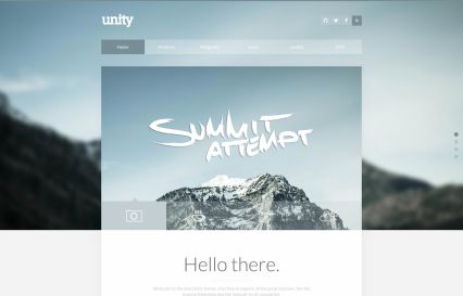 Unity WordPress Theme Dove Style