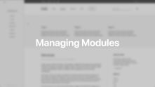 Managing Modules Documentation Video for Joomla