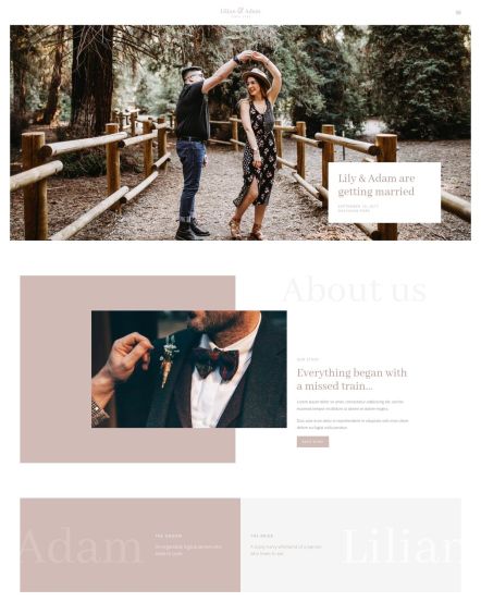 Lilian Joomla template Home Layout