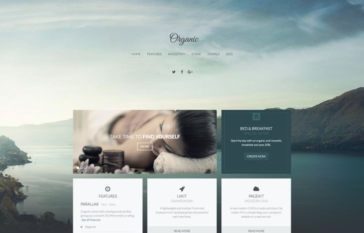 Organic Joomla Template