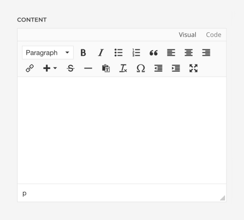 Field types editor