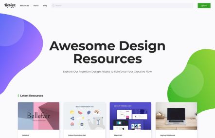 Design Bites Joomla template Home Page in White Green Style