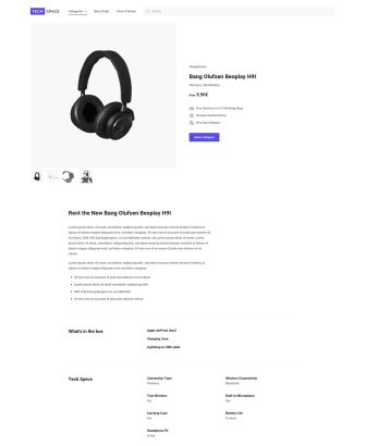 Product Post Layout