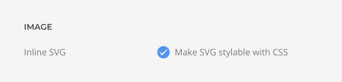 Social element SVG option