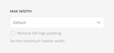 Max width