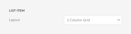 Description list item layout