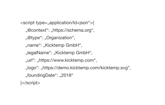 JSON-LD Element