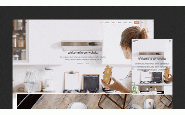 Joy Theme – March 2016 YOOtheme club theme