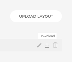 Download and upload buttons