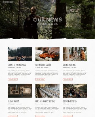 Pinewood Lake Blog Layout