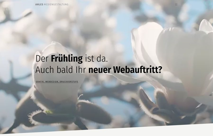 Ahles Mediengestaltung Work Example