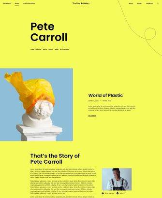 Artist Post Layout