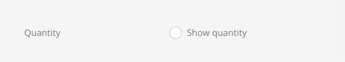 Add to cart element