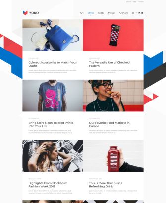 Post Category Style Layout