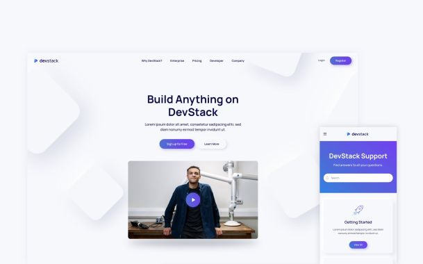 DevStack – A Software Theme for WordPress and Joomla