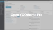 Open YOOtheme Pro Documentation Video for WordPress