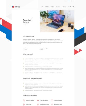 Creative Editor Layout