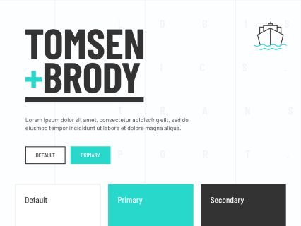 Tomsen Brody WordPress Theme White Turquoise Style