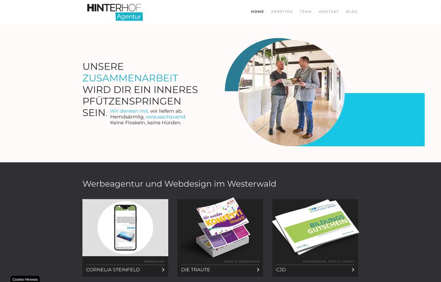 Die Hinterhofagentur Work Example