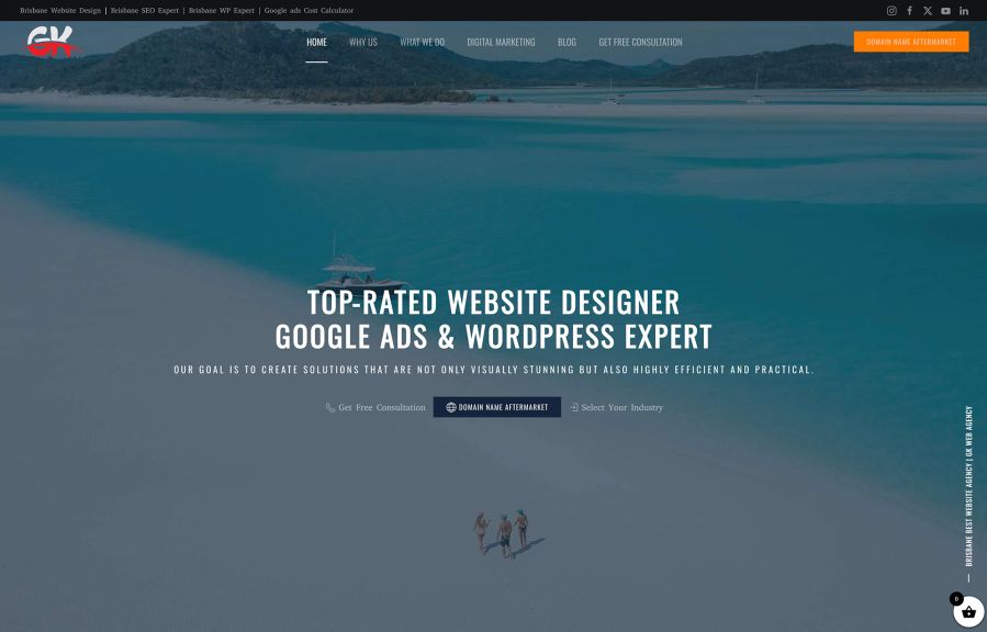 GK Web Agency Work Example