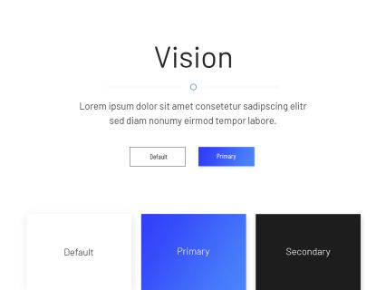Vision WordPress Theme White Blue Style
