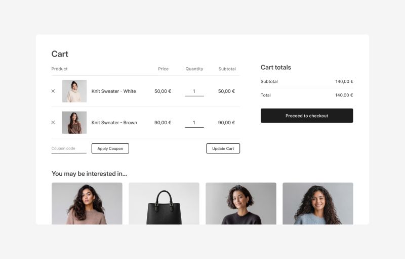 WooCommerce Pages
