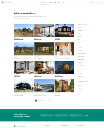 Accommodation Index Layout