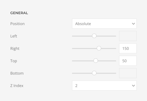 Position options