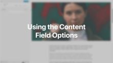 Field Options Content Documentation Video for WordPress