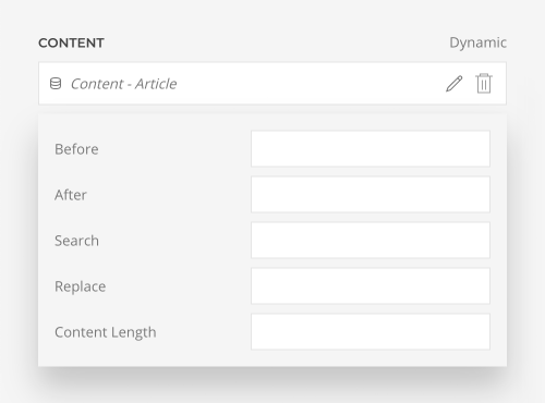 Content length option