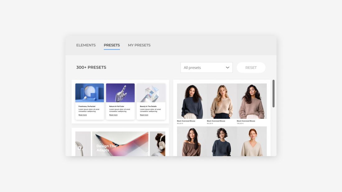 Element Preset Library