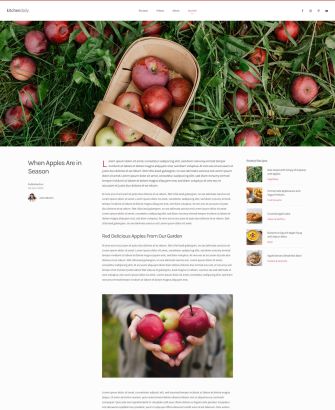 Kitchen Daily Post Index Layout