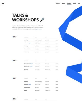 Speaking Layout
