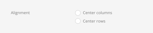 Gallery alignment