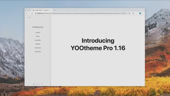 YOOtheme Pro 1.16 Video