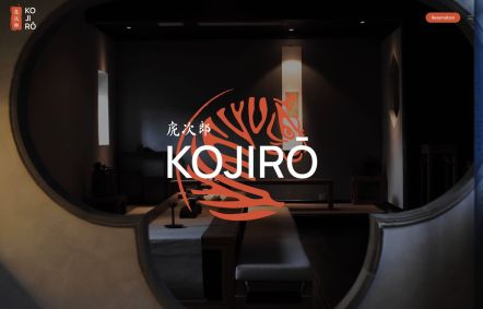 Kojiro Joomla template Home Page in White Red Style